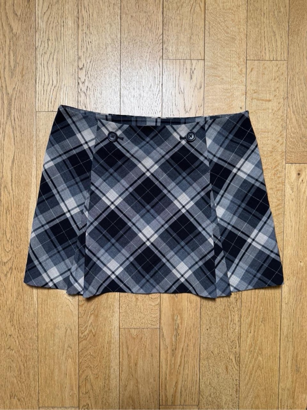 Express Design Studio Plaid Mini Skirt Preppy